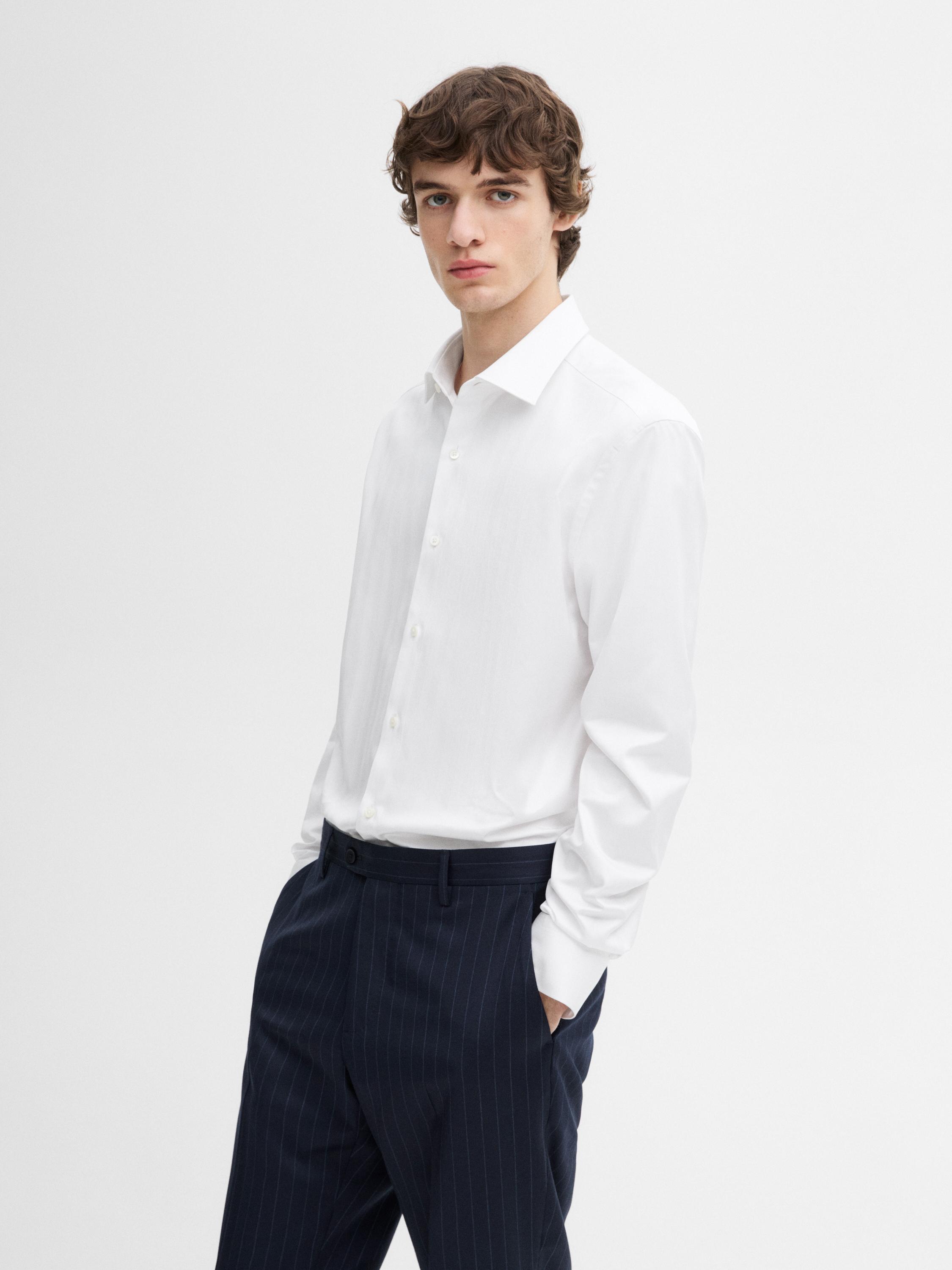 Chemise slim 100 % coton